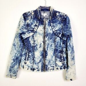 JW BLEACHED DENIM LONG SLEEVE JACKET